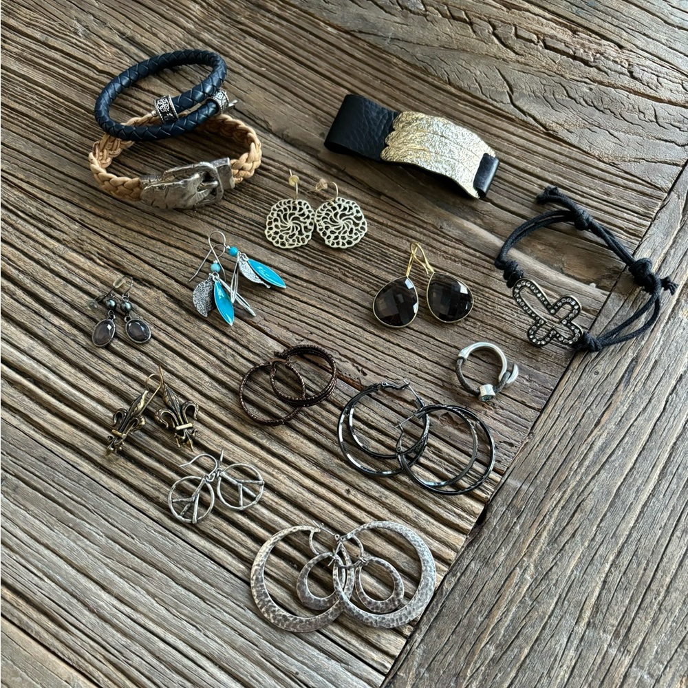 Whimsical Collection of Branded Costume/Designer Earrings and Bracelets